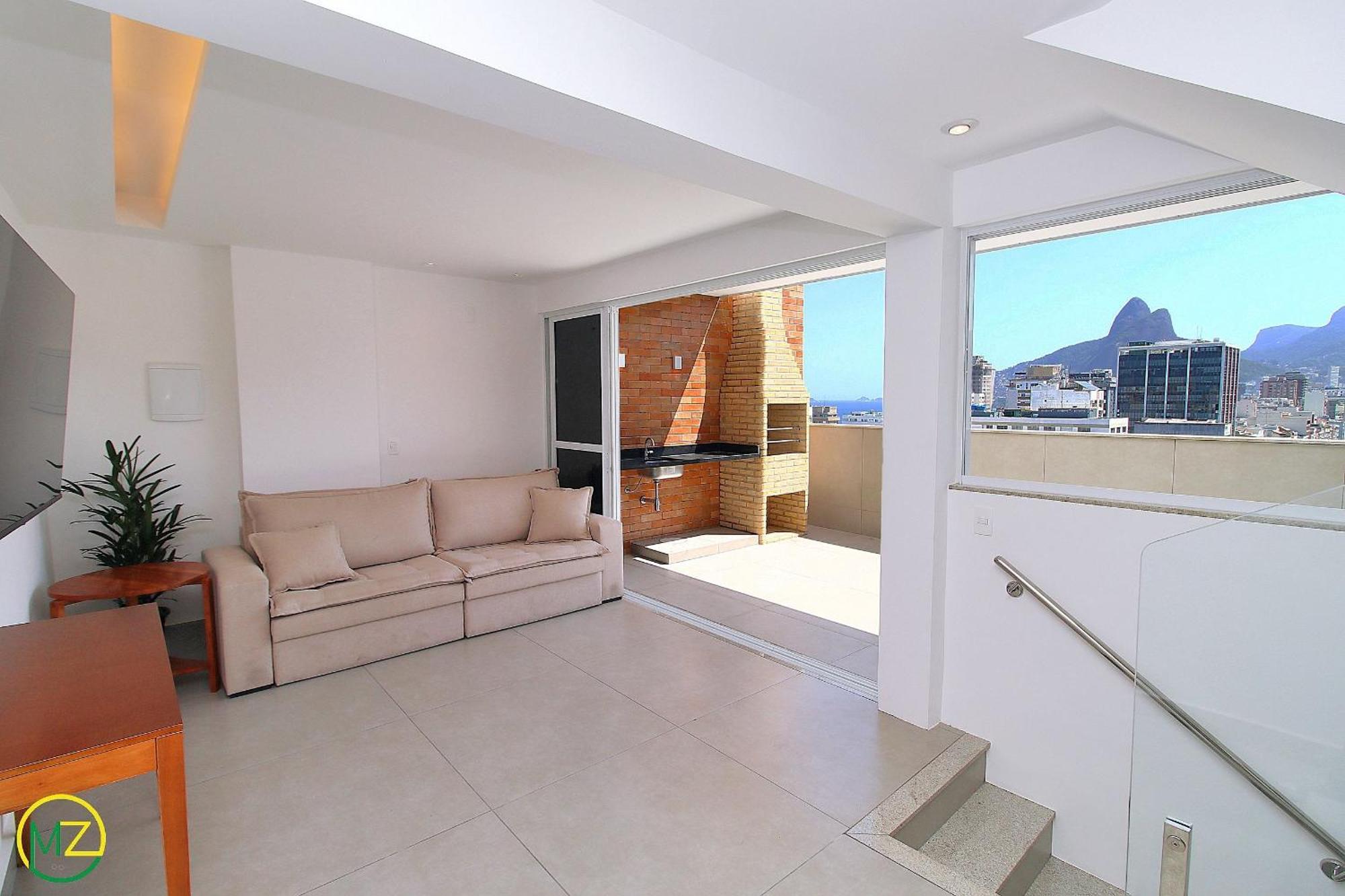Apartamento Cobertura Triplex De Luxo No Posto 9 Em Ipanema *